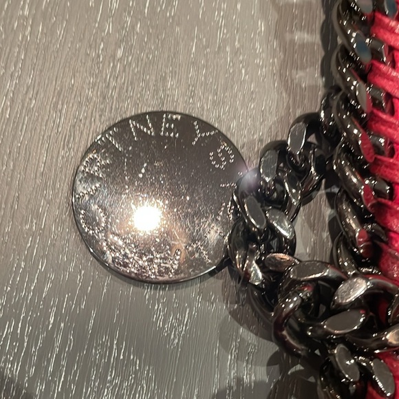 STELLA MCCARTNEY
Red Shaggy Deer Faux Leather Falabella Flap Shoulder Bag - Picture 5 of 12